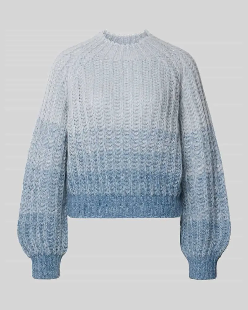 Drykorn Strickpullover aus Alpaka-Mix Modell 'LARELYA Hellblau