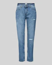 Smith & Soul Baggy Fit Jeans im Destroyed-Look Jeansblau