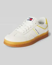 Tommy Hilfiger Sneaker mit Label-Patch Modell 'COURT Hellgelb