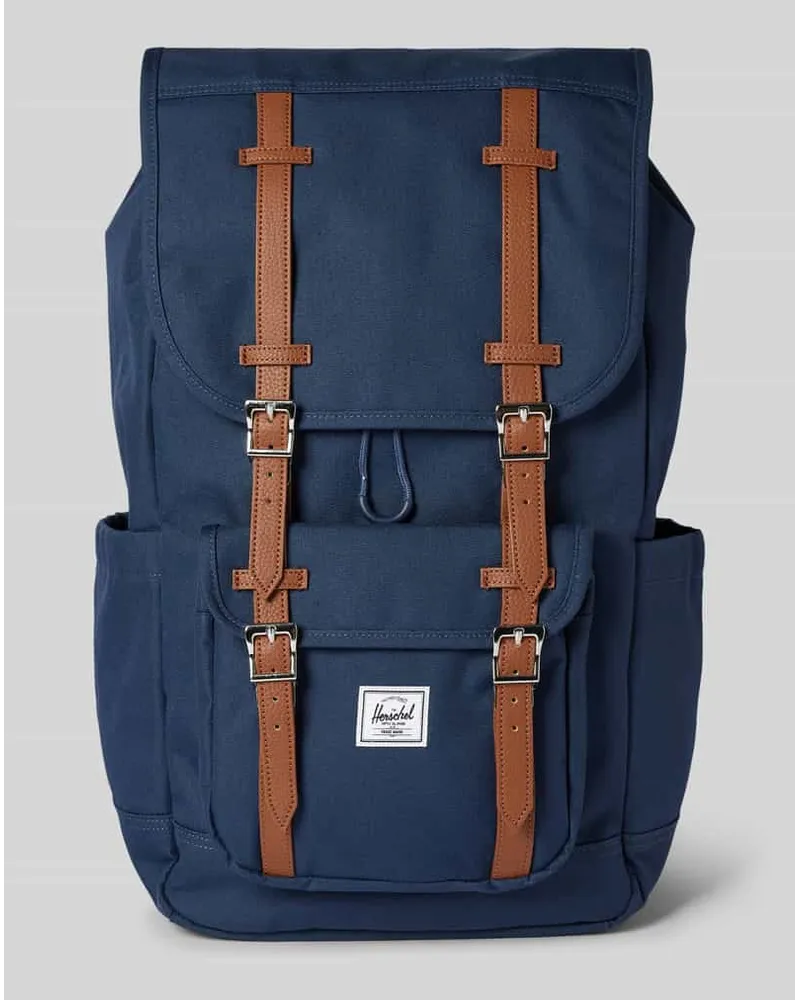 Herschel Supply Co. Rucksack mit Label-Patch Modell 'Little America Marine