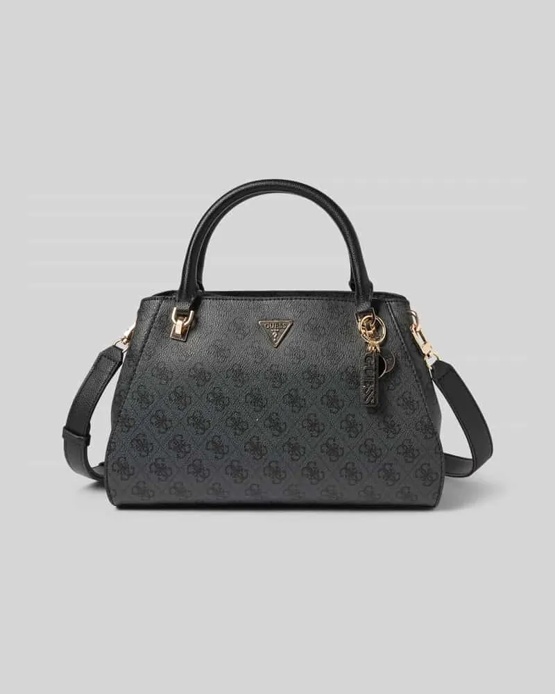 Guess Handtasche mit Logo-Muster Modell 'ECO NOELLE II Anthrazit