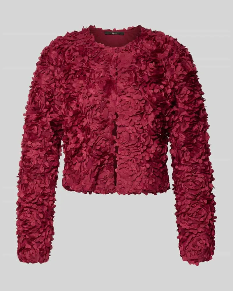 ZERO Blazer mit Rundhalsausschnitt Rot