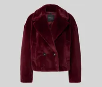 Jacke aus Kunstfell mit Reverskragen