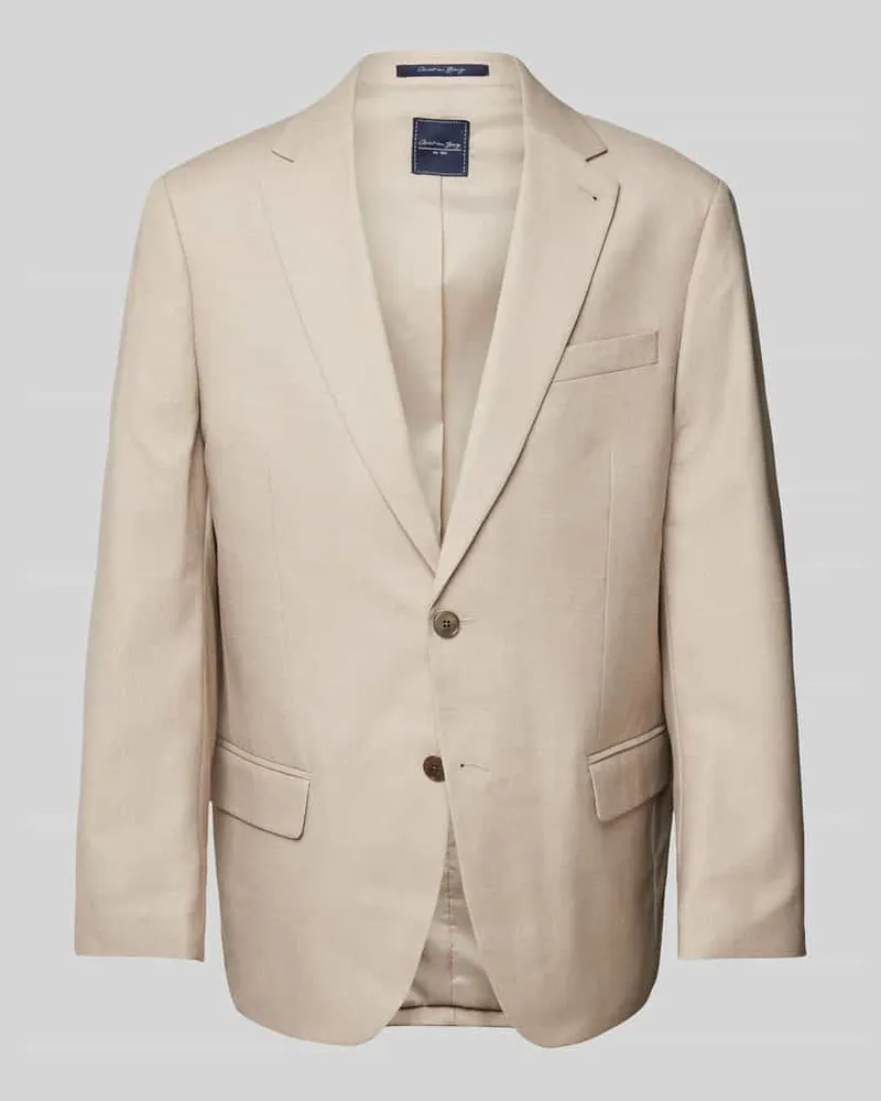 Christian Berg Sakko mit Viskose-Anteil Beige