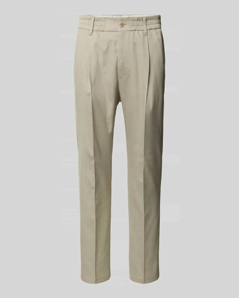 Drykorn Stoffhose mit Bundfalten Modell 'CHASY Sand