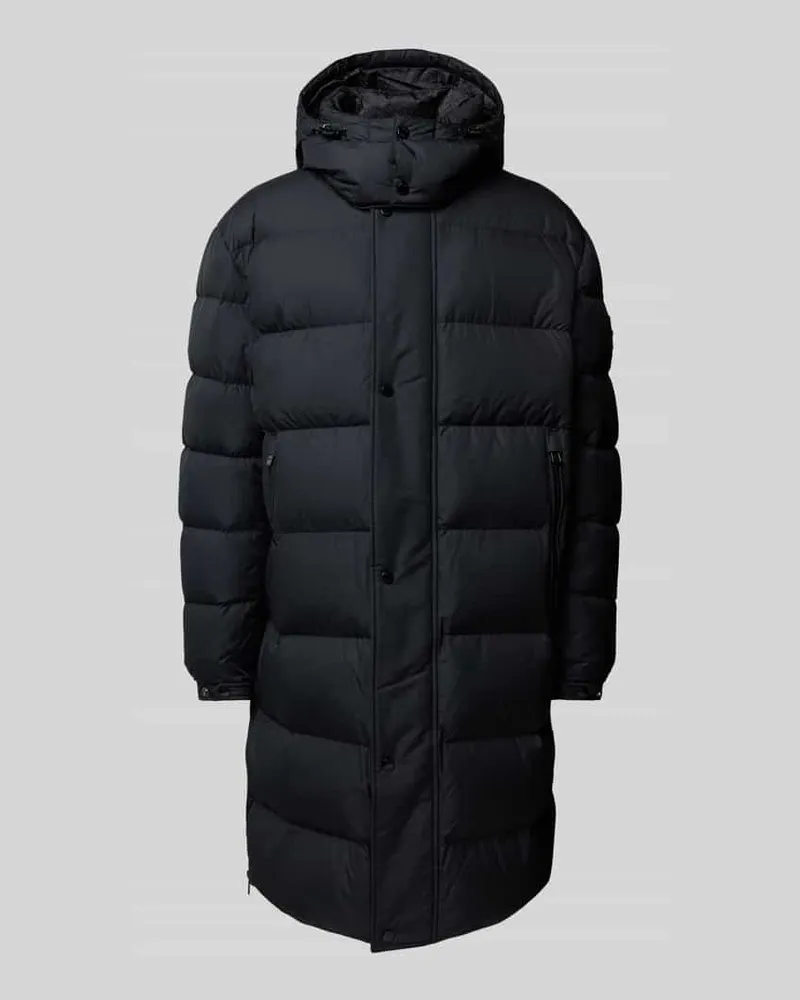 HUGO BOSS Steppmantel mit Kapuze Modell 'Donden Black