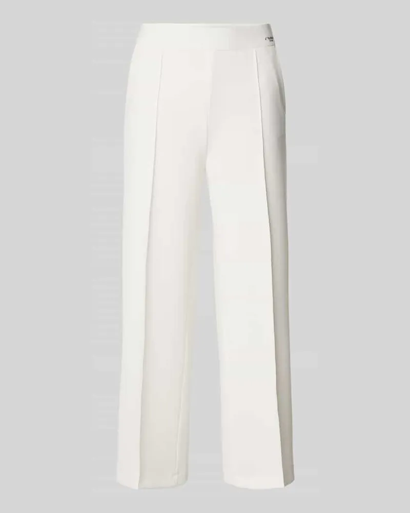Cambio Stoffhose mit elastischem Bund Modell 'CAMERON Offwhite