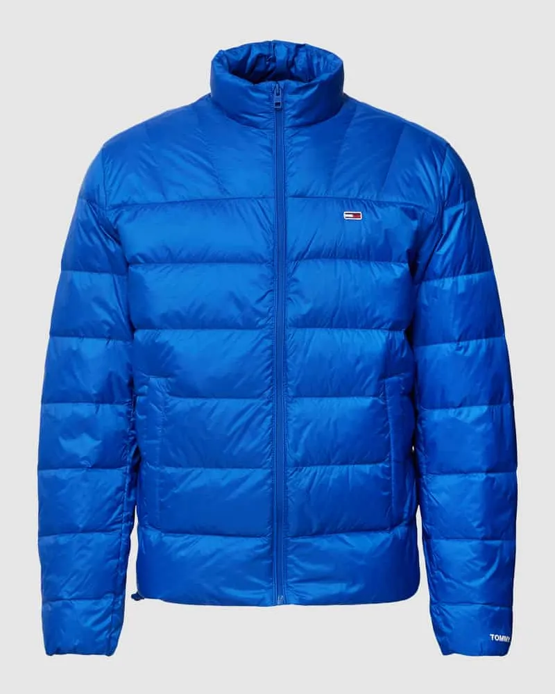 Tommy Hilfiger Daunenjacke mit Logo-Stitching Royal