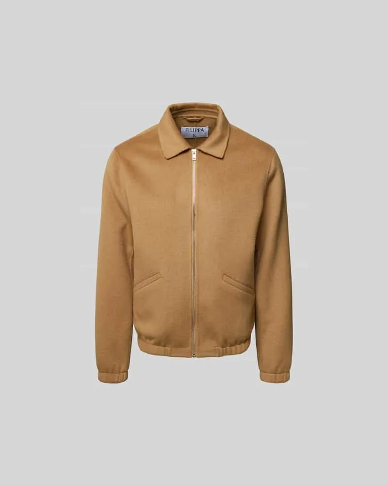 Filippa K Hemdjacke mit Reißverschluss Beige