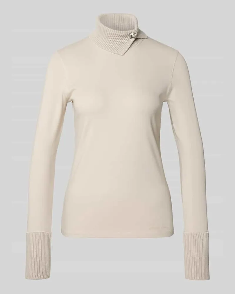 Marc Cain Longsleeve mit Rollkragen Taupe