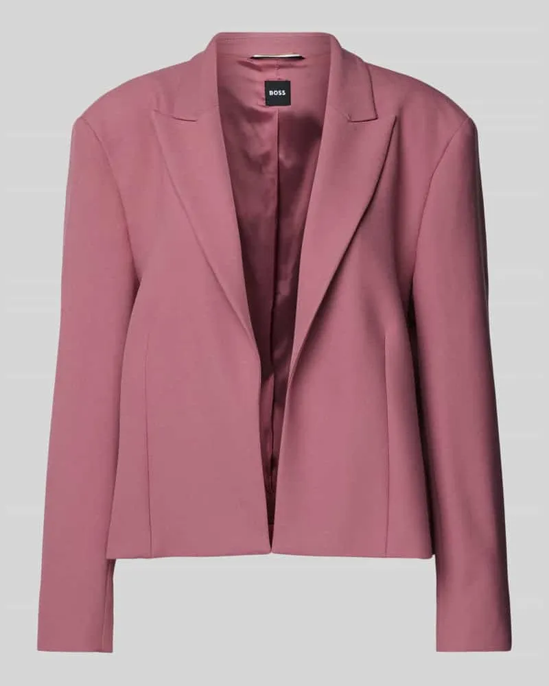 HUGO BOSS Blazer mit offener Vorderseite Modell 'Jashawla Altrosa