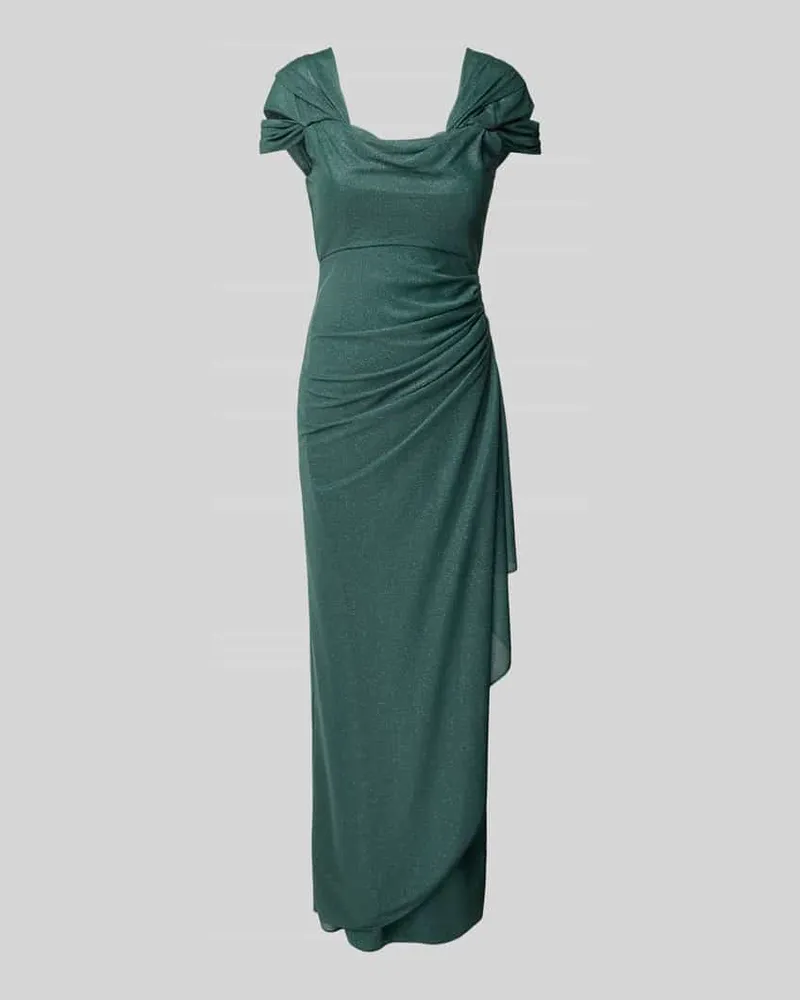 Vera Mont Abendkleid im Off-Shoulder-Look mit Raffungen Gruen