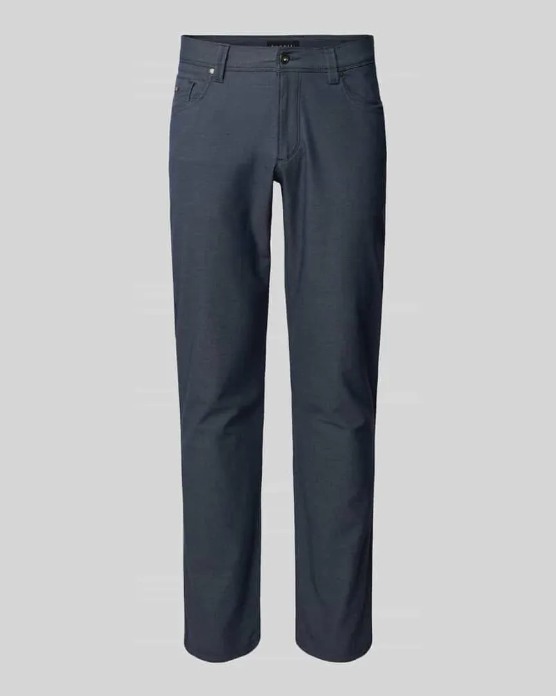 Bugatti Regular Fit Chino im 5-Pocket-Design Modell 'CORDOBA Marine