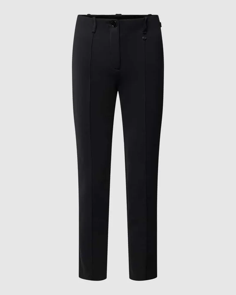 Marc Cain Hose mit Ziernähten Black
