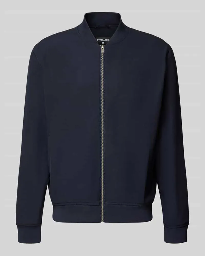 Strellson Relaxed Fit Blouson mit College-Kragen Modell 'Jason2 Marine