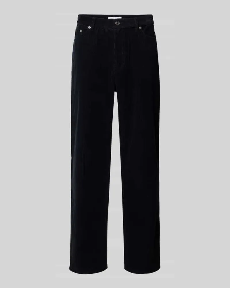 Samsøe & Samsøe Stoffhose mit 5-Pocket-Design Modell 'SAEDDIE Dunkelblau