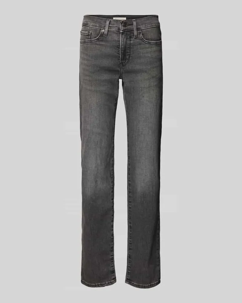 Levi's Straight Fit Jeans mit Viskose-Anteil Modell '314 Anthrazit