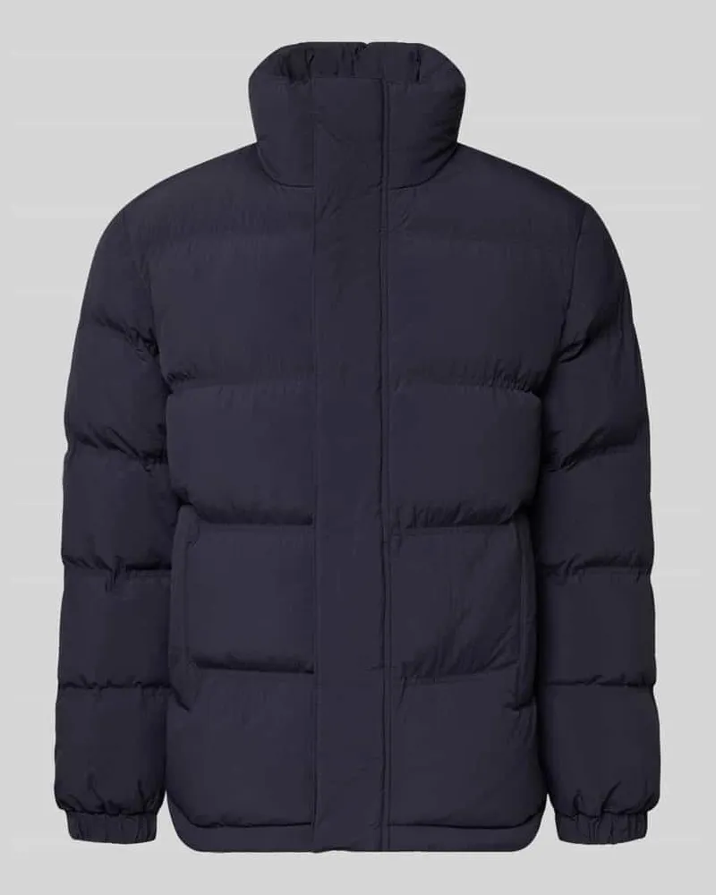 Marc O'Polo Regular Fit Steppjacke mit Stehkragen Marine
