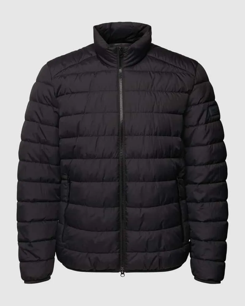 Marc O'Polo Steppjacke mit Label-Patch Black