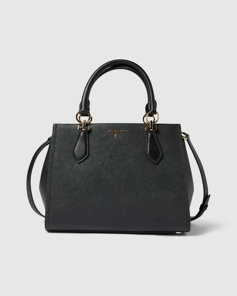 Michael Kors Handtasche mit Label-Applikation Modell 'MARILYN Black