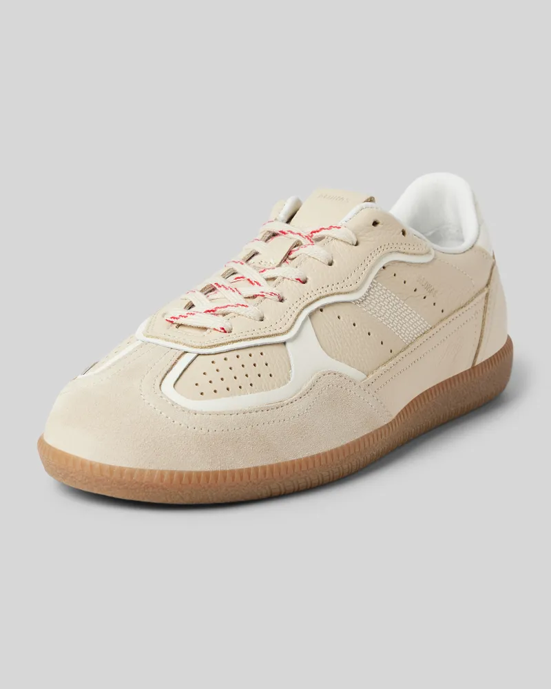 Alohas Sneaker aus Leder im Retro-Look Modell 'RIFE Beige