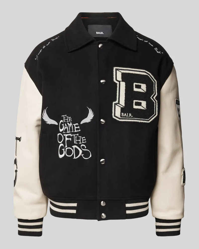 BALR. Jacke mit Label-Badge Modell 'Game of the Gods Black