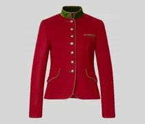 Slim Fit Blazer aus Woll-Mix mit Pattentaschen