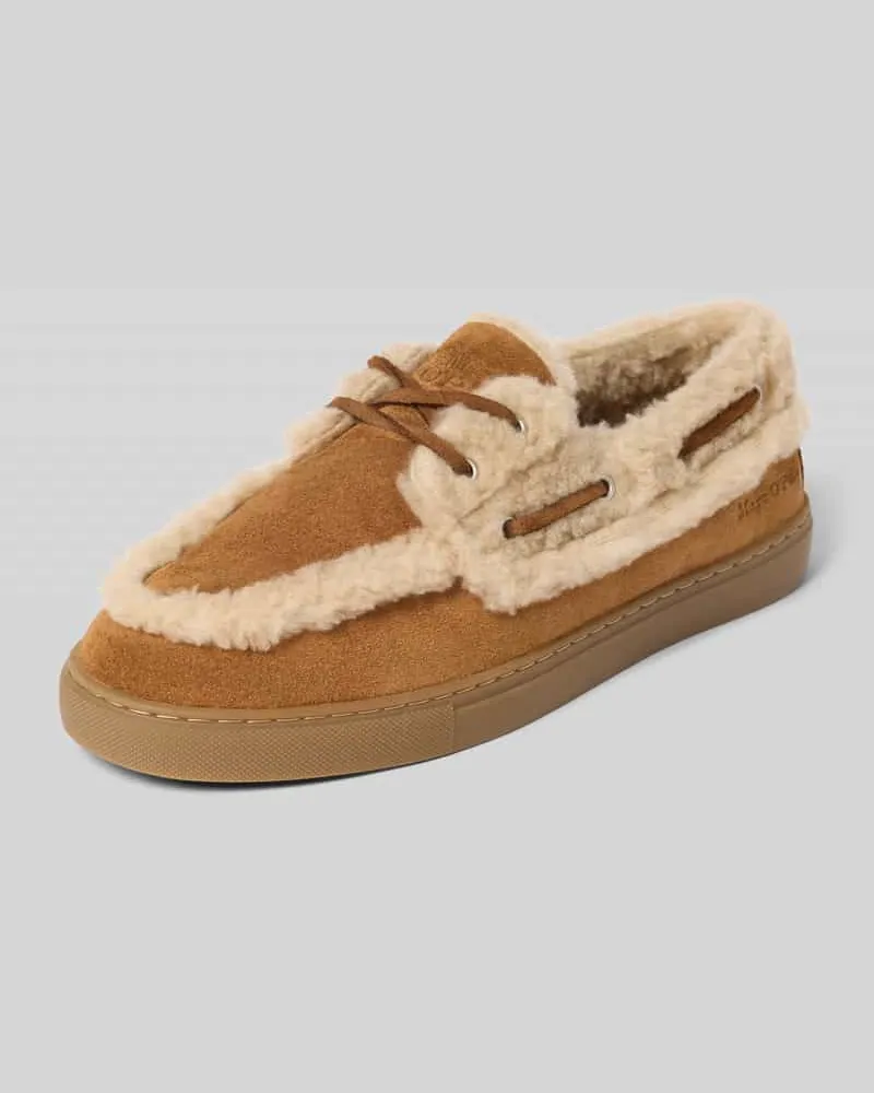Marc O'Polo Loafer aus echtem Leder Modell 'Kara 7 Cognac