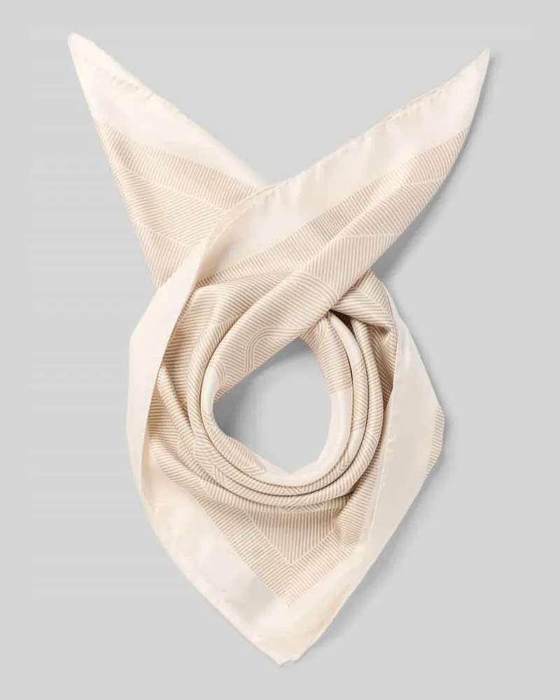 HUGO BOSS Tuch aus reiner Seide Modell 'LAINY Offwhite