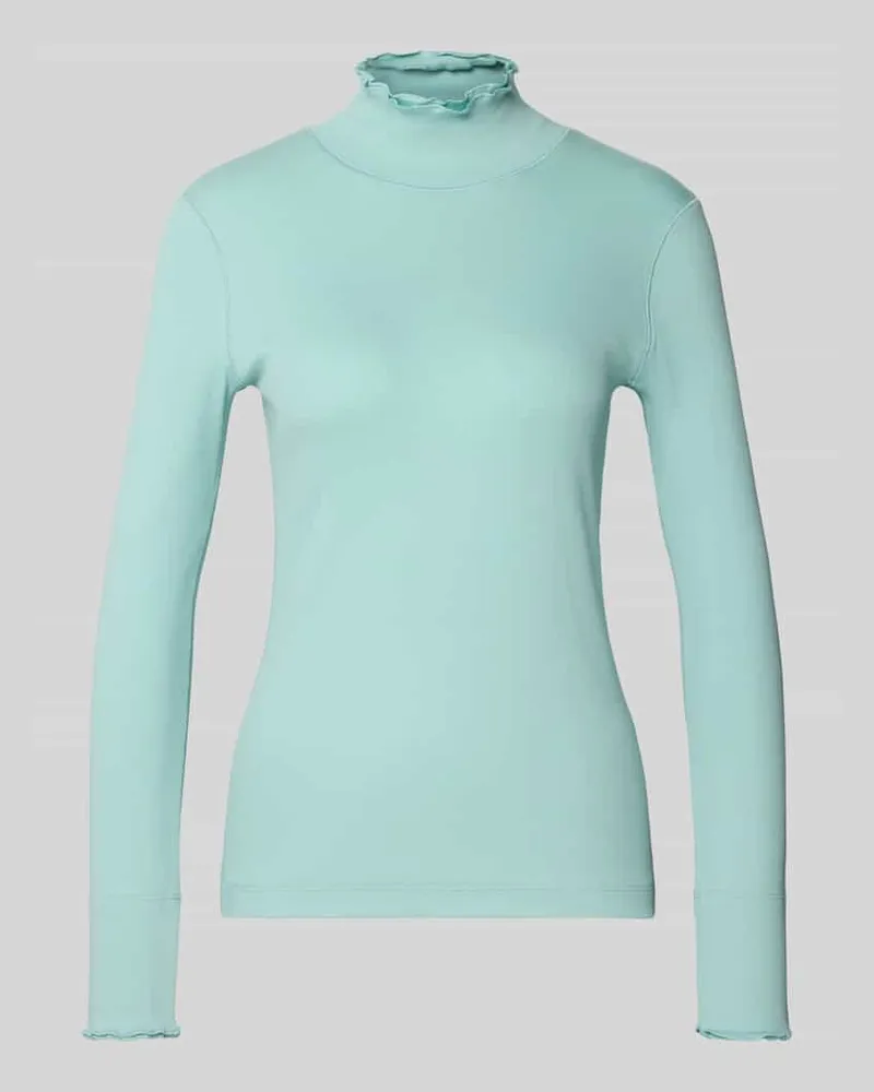 Marc Cain Longsleeve mit Stehkragen Mint
