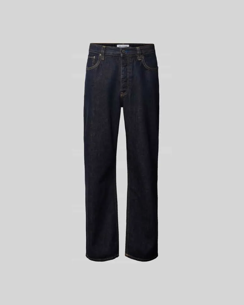 Won Hundred Straight Fit Jeans im 5-Pocket-Design Dunkelblau