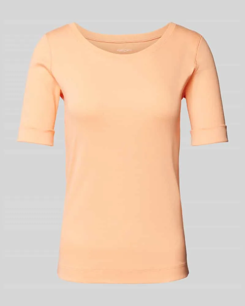 Marc Cain T-Shirt mit Rundhalsausschnitt Apricot