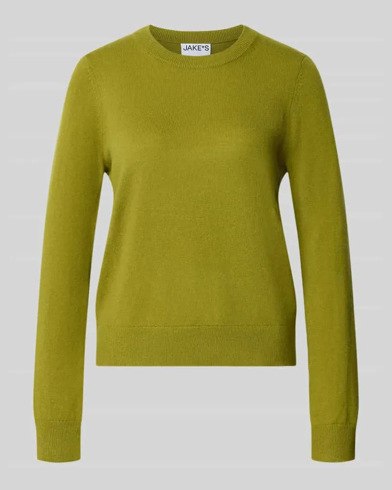 JAKE*S Regular Fit Pullover aus reinem Kaschmir Gruen