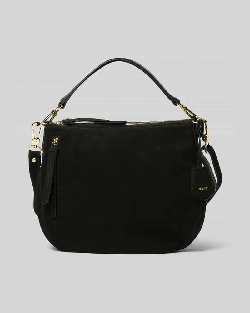 Abro Handtasche aus Leder mit Schulterriemen Modell 'JUNA Black