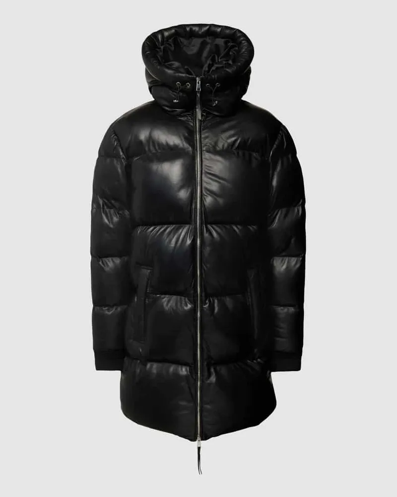 Baldessarini Steppjacke aus echtem Leder Modell 'Orwell Black