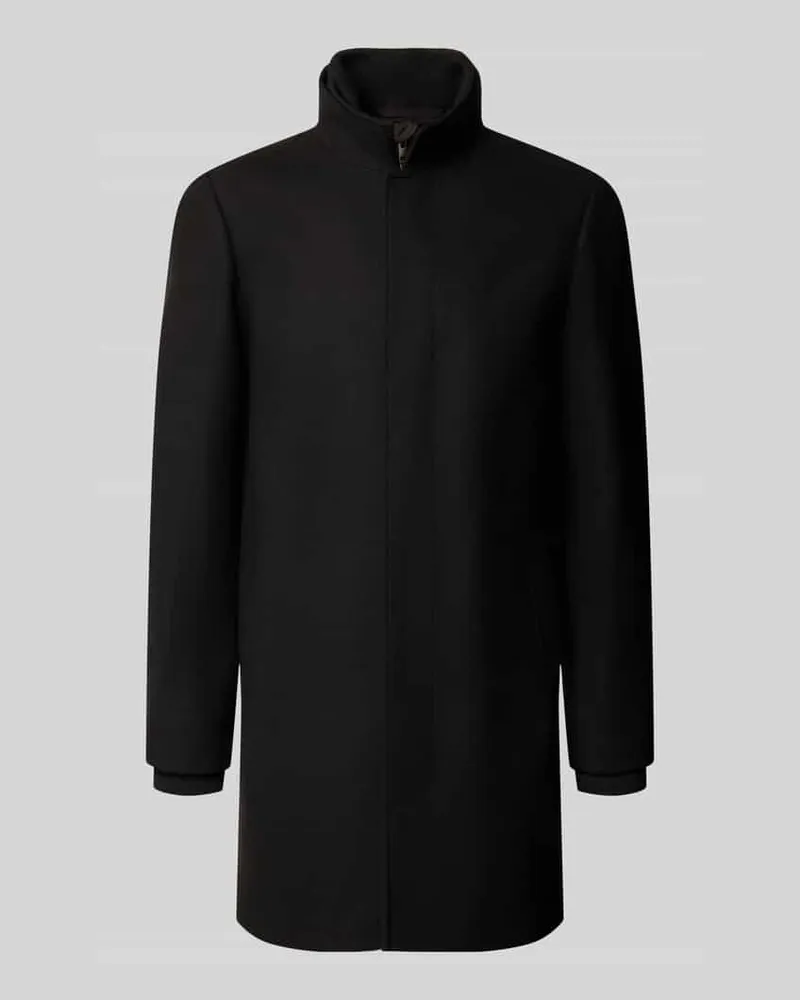 Jack & Jones Regular Fit Mantel mit Woll-Anteil Modell 'MELTON Black