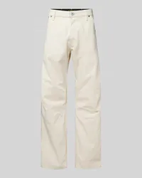 G-STAR RAW Hose mit Label-Detail Offwhite