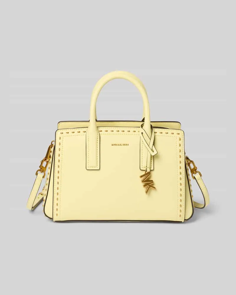 Michael Kors Handtasche mit Logo-Detail Modell 'Laila Hellgelb