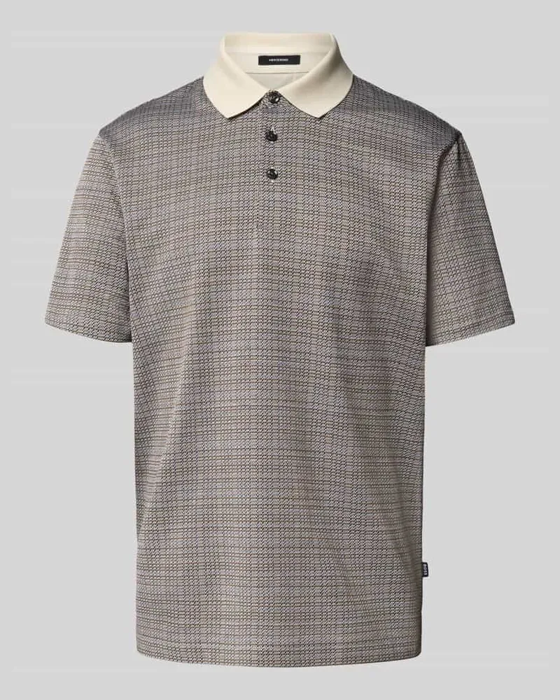 HUGO BOSS Regular Fit Poloshirt aus reiner Baumwolle Modell 'PARRIS Offwhite
