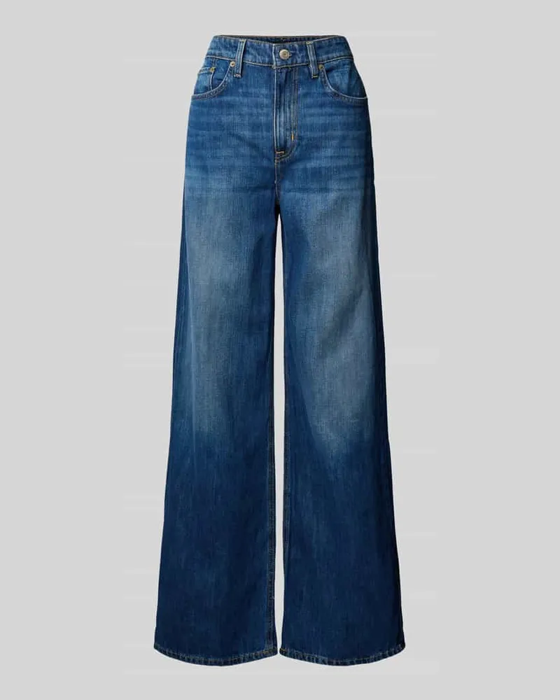Ralph Lauren Wide Leg Jeans im 5-Pocket-Design Jeansblau
