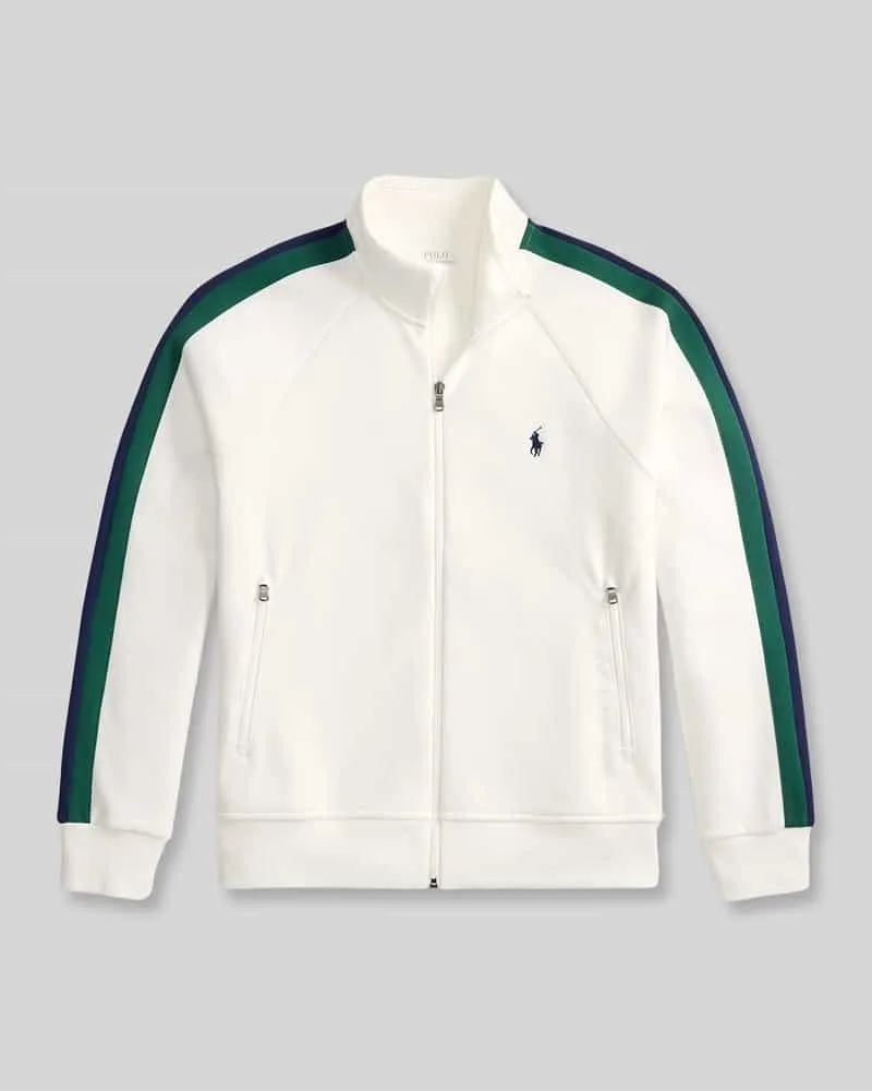 Ralph Lauren Regular Fit Sweatjacke aus Baumwoll-Mix Weiss