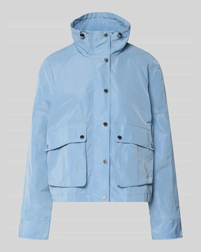 Fuchs Schmitt Jacke mit Stehkragen und Pattentaschen Bleu