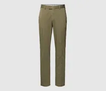 Regular Fit Chino im unifarbenen Design Modell 'Tilo