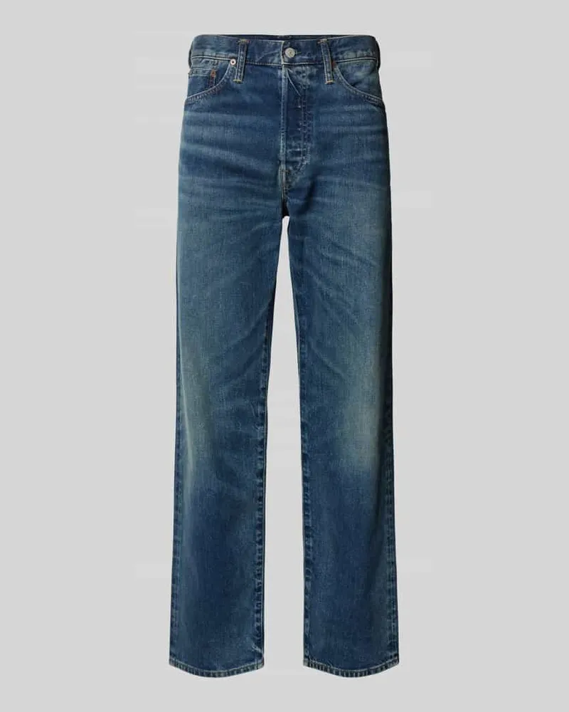 Ralph Lauren Jeans mit Eingrifftaschen Hellblau