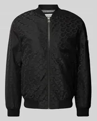 Guess Bomberjacke mit Label-Details Modell 'DREAMY Black