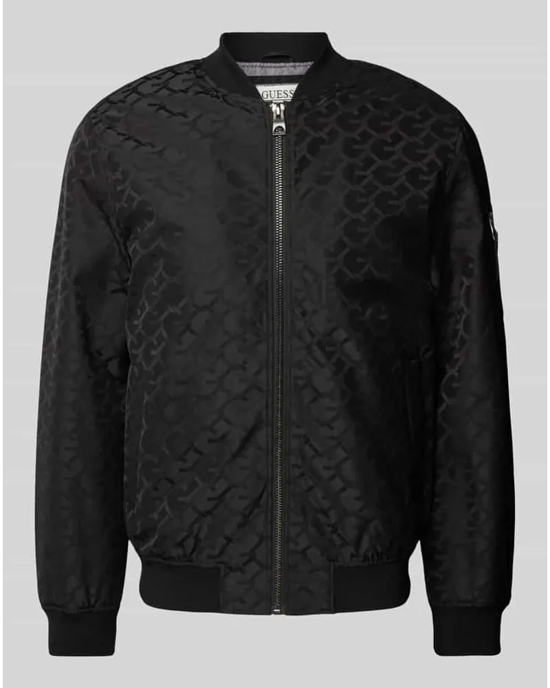 Guess Bomberjacke mit Label-Details Modell 'DREAMY Black