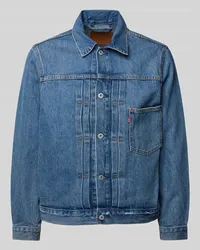 Levi's Jeansjacke mit Brusttasche und Label-Detail Jeansblau