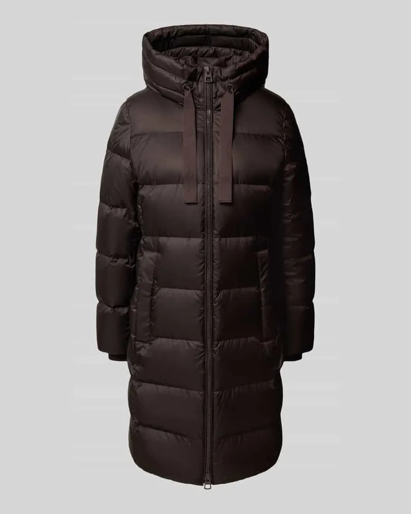 Marc O'Polo Regular Fit Daunenmantel mit Daunen-Feder-Füllung Mittelbraun