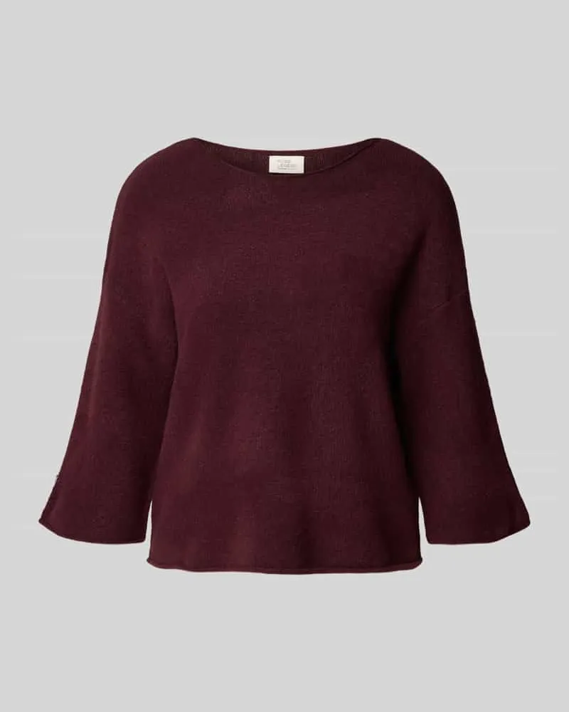 Vera Mont Strickpullover mit weiten Ärmeln Bordeaux