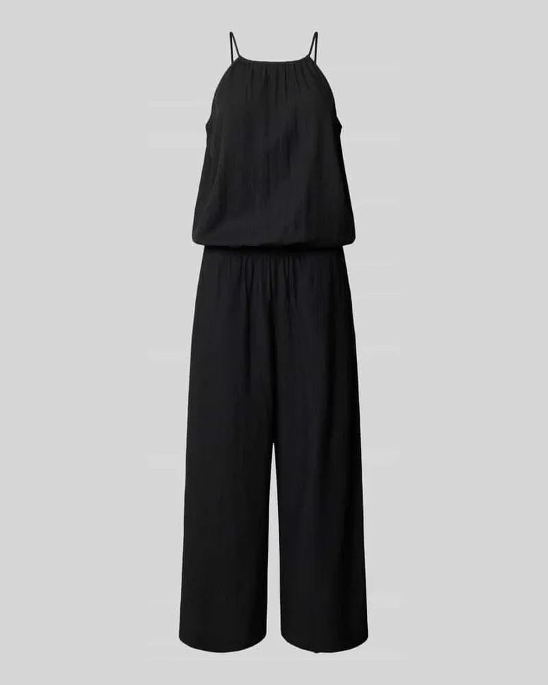 OPUS Taillierter Jumpsuit aus Viskose-Mix Modell 'Mebo Black